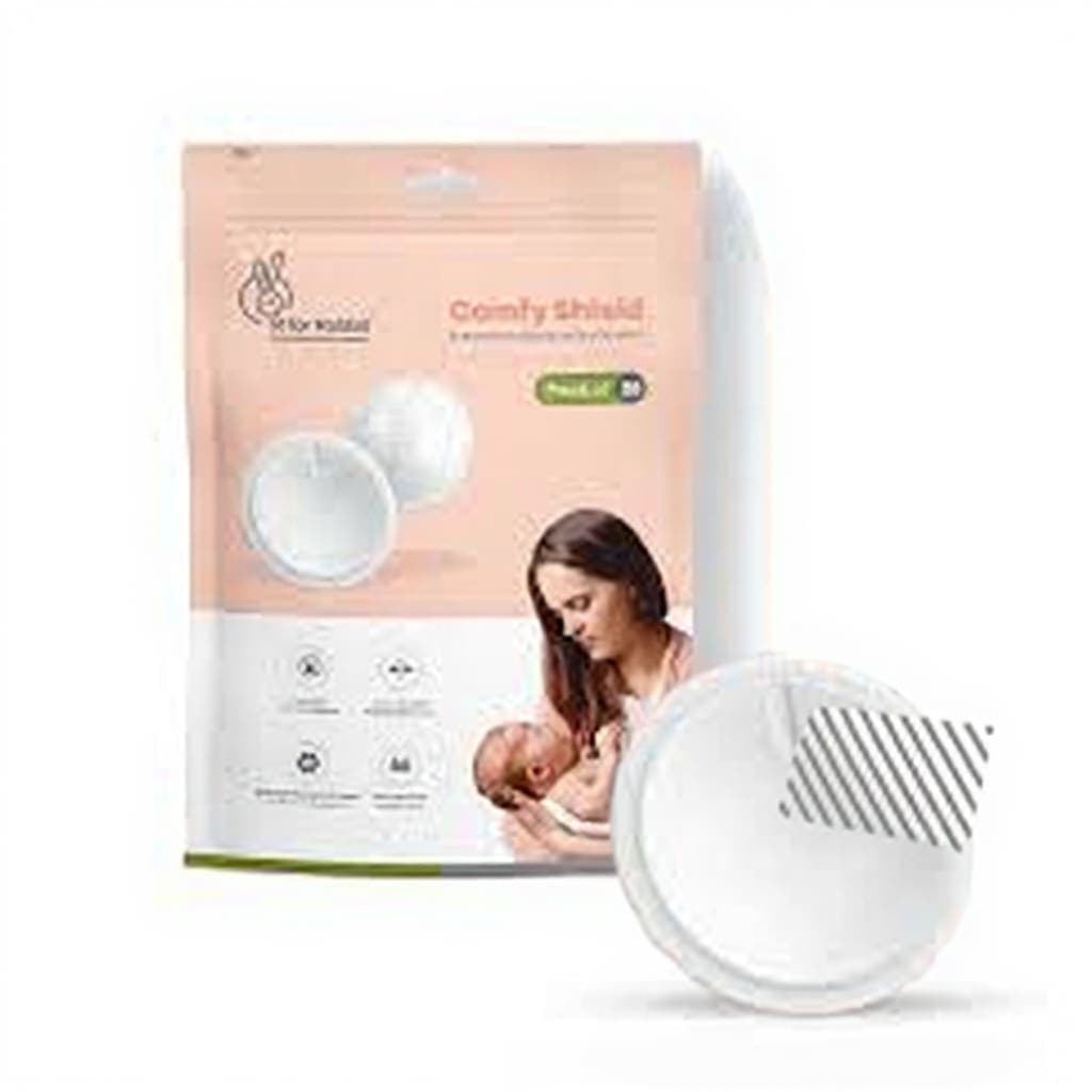R for Rabbit Comfy Shield Disposable Nursing Breast Pads, Pack of 36, White