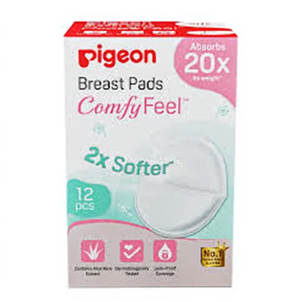 Pigeon Comfy Feel Breast Pads, 12 pieces